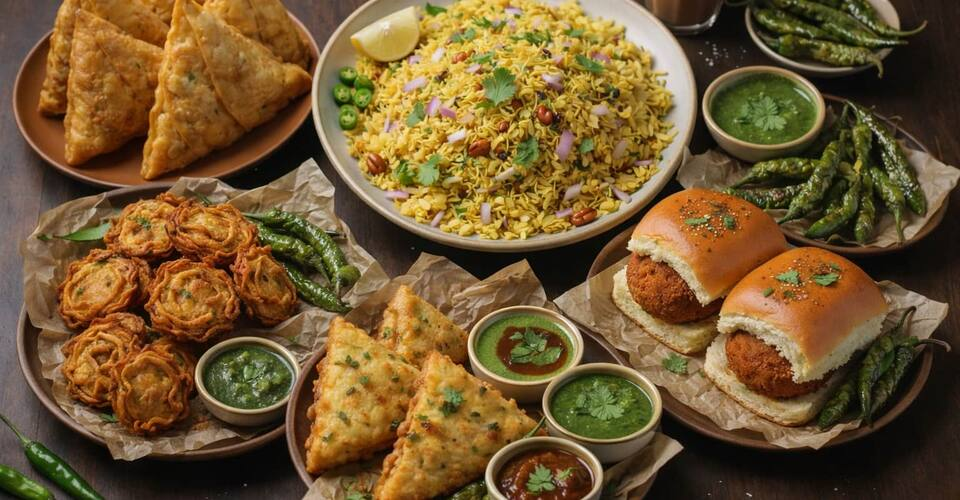 Popular Indian fast food and snacks